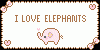 animated stamp   elephant love by momoko chu-d71omyj