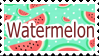 f2u watermelon stamp by rainycrystal42-dcqehqa