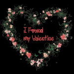 I found my valentine font