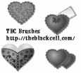 PS Heart Brushes