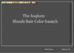 Blonde Hair Photoshop Color Palate