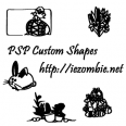 Easter Custom Shapes - PSP